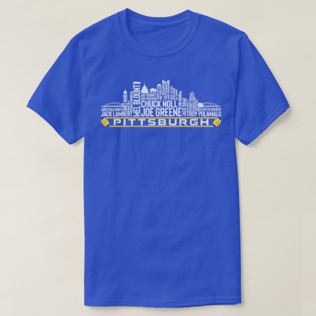 T-shirt Équipe de Pittsburgh Toutes les légendes du temps  (Design devant)
