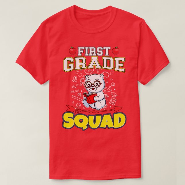 T-shirt Équipe de première année Funny École primaire prim (Design devant)