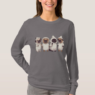 T-shirt "Équipe de Pug Adorables – Quatre Teckels de Dessi