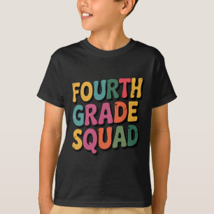 T-shirt Équipe de quatrième année 4e équipage d'enseignant