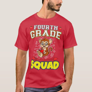 T-shirt Équipe de quatrième année Funny École primaire pri