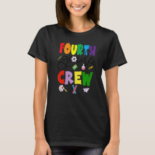 T-shirt Équipe De Quatrième Année Retour À L'École Étudian