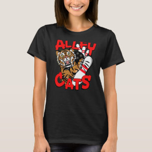 T-shirt Équipe de quilles Alley Cats Griffes de tigre au d