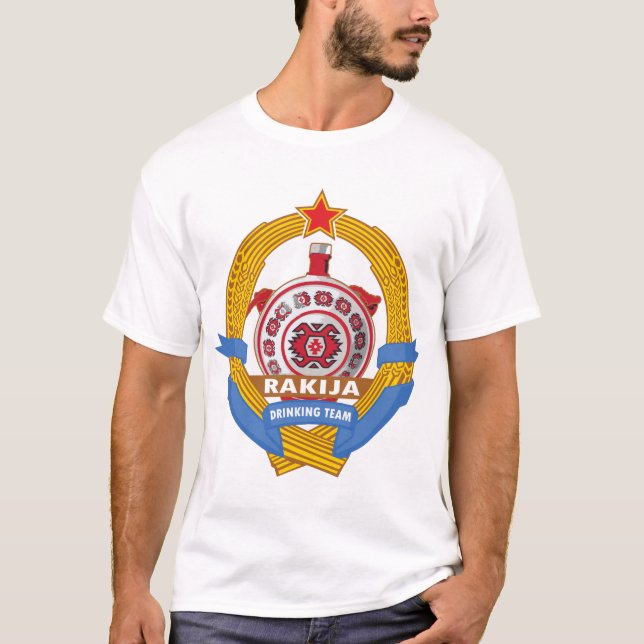T-shirt Équipe de Rakija (Devant)