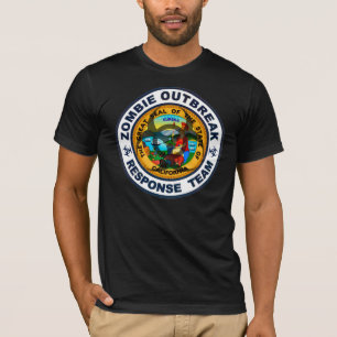 T-shirt Équipe de réponse de manifestation de zombi de l