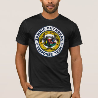 T-shirt Équipe de réponse de manifestation de zombi de la