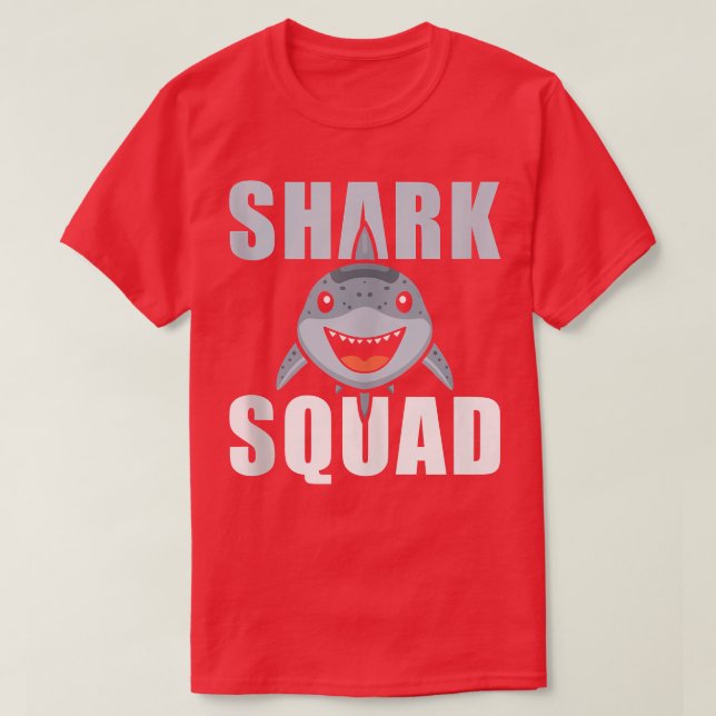 T-shirt Équipe de requins de l'équipe de requin Famille dr (Design devant)