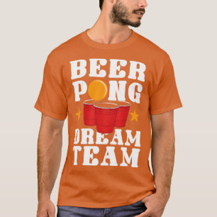 T-shirt Équipe de rêve Beer Pong