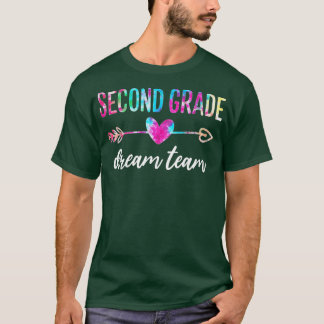 T-shirt Équipe de rêve de deuxième année Étudiants Enseign