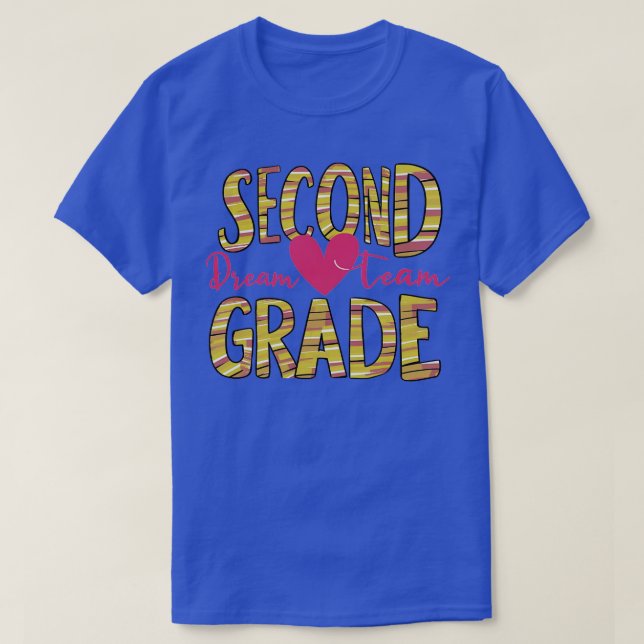 T-shirt équipe de rêve de deuxième classe 1 (Design devant)