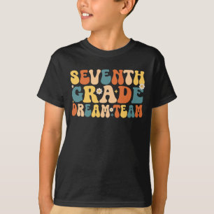 T-shirt Équipe De Rêve De Septième Année De Retour À L'Éco