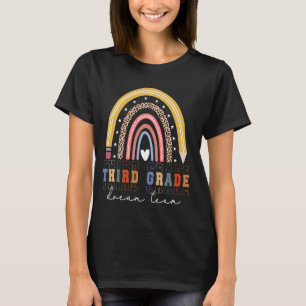 T-shirt Équipe De Rêve De Troisième Année Retour À L'École