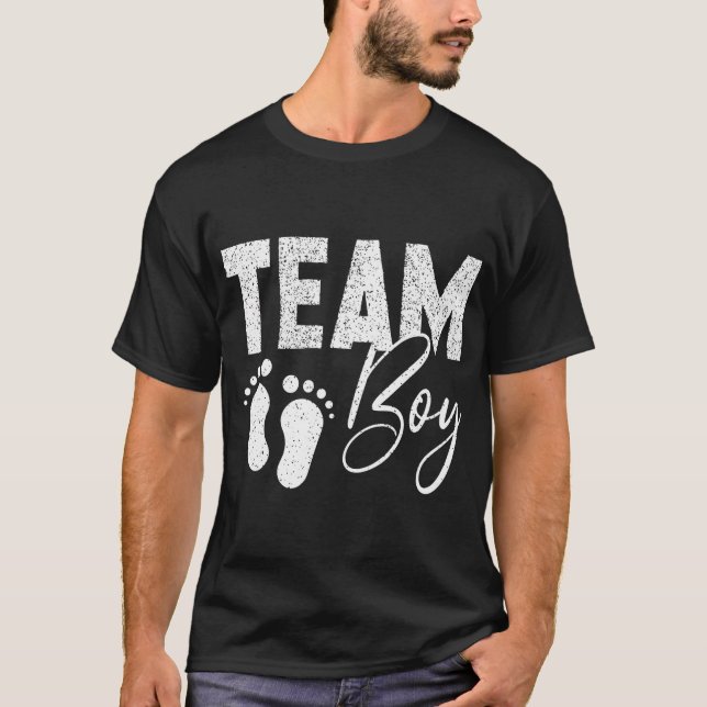 T-shirt Équipe de révélation de genre Boy Blue (Devant)