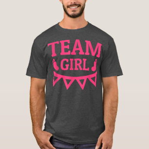 T-shirt Équipe de révélation de genre Fille rose