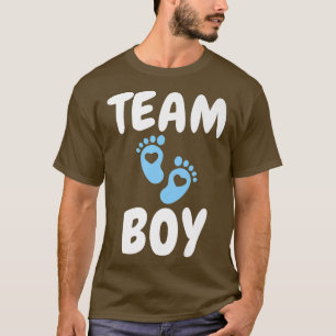 T-shirt Équipe de révélation de genre Garçon amusant Famil