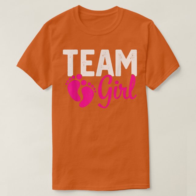 T-shirt Équipe de révélation de genre Girl Pink 539 (Design devant)