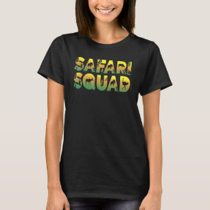 T-shirt Équipe de safari animalier de la faune africaine z