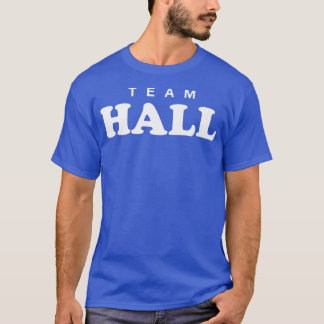 T-shirt Équipe de salle personnalisée Nom de famille Marié