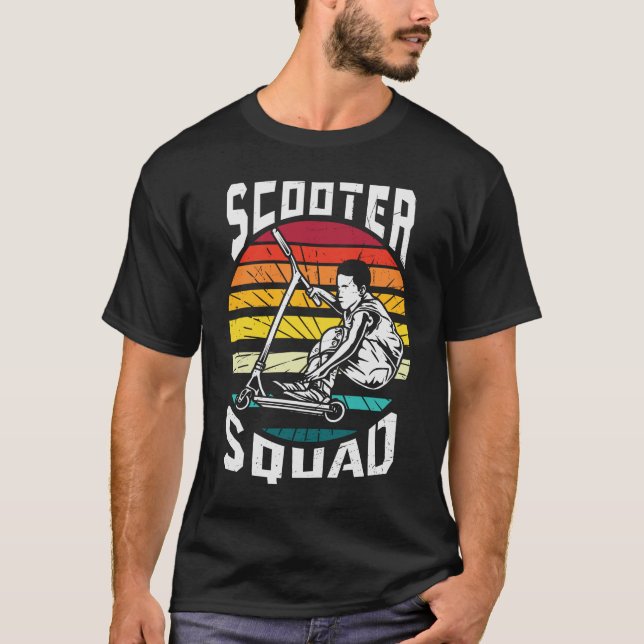 T-shirt Équipe de scooter (Devant)