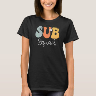 T-shirt Équipe de secours Rétro Groovy Vintage Premier jou