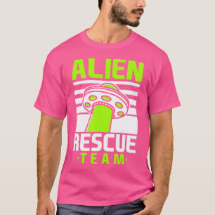 T-shirt Équipe de Secourt d'Aliens sur l'espace