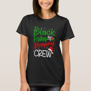 T-shirt Équipe de shopping du vendredi guirlandes de Noël
