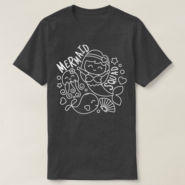 T-shirt Équipe de sirènes 45 (Design devant)
