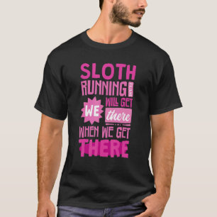 T-shirt Équipe de sloth drôle en cours d'exécution Nous se