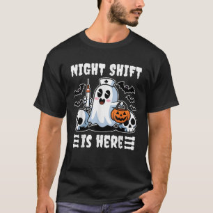 T-shirt Équipe de soignantes fantômes pour la nuit d'Hallo