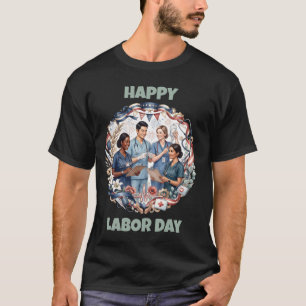 T-shirt Équipe de soins infirmiers divers Art patriotique