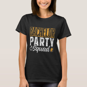T-shirt Équipe de soirée de bachelorette Mariée Équipe du
