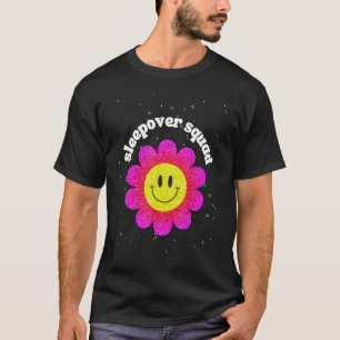 T-shirt Équipe de soirée pyjama Fleurs de marguerite migno