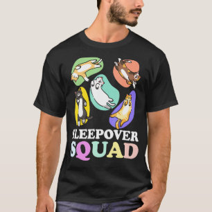 T-shirt Équipe de soirée pyjama pour une fête de sommeil C