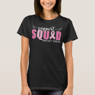 T-shirt Équipe de soutien au cancer du sein Cancer du sein