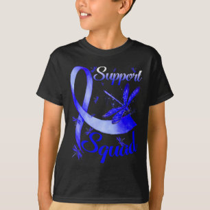 T-shirt Équipe de soutien aux guerriers Dragonfly Alopecia