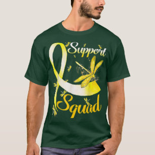 T-shirt Équipe de soutien aux guerriers Dragonfly Children