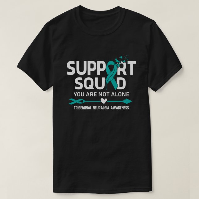 T-shirt Équipe de soutien aux guerriers Sensibilisation à  (Design devant)