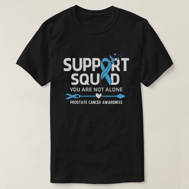 T-shirt Équipe de soutien aux guerriers Sensibilisation au (Design devant)
