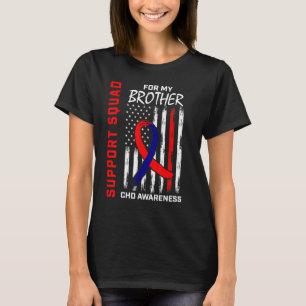 T-shirt Équipe de soutien aux maladies cardiaques du frère
