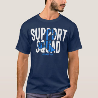 T-shirt Équipe de soutien des femmes Équipe de sensibilisa