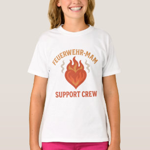 T-shirt Équipe de soutien des mamans pompiers – Fière Fire