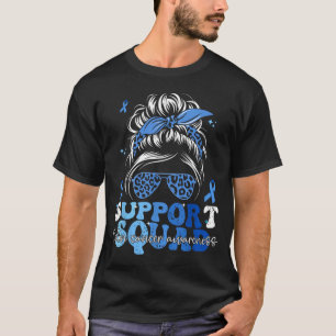 T-shirt Équipe de soutien Groovy Colon Cancer Awareness Dé