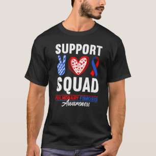 T-shirt Équipe de soutien I Maladie pulmonaire Embolisme p