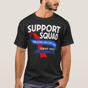 T-shirt Équipe de soutien I Maladie pulmonaire Embolisme p