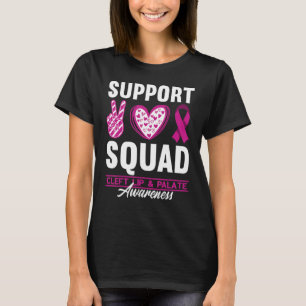 T-shirt Équipe de soutien I Orofacial Birth Defect Cleft L