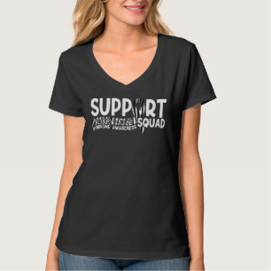 T-shirt Équipe de soutien I Zebra Ribbon I Ehlers Danlos S