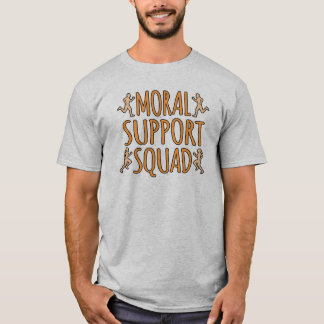 T-shirt Équipe de soutien moral Moitié Marathon Coureur G