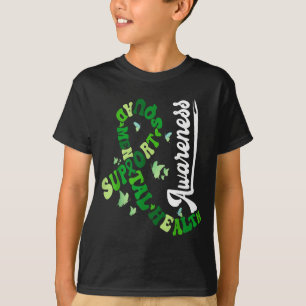 T-shirt Équipe de soutien papillon sensibilisation à la sa