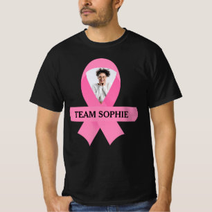 T-shirt Équipe de soutien personnalisée Sensibilisation au