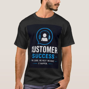 T-shirt 🎧 Équipe de soutien professionnel de la réussite 